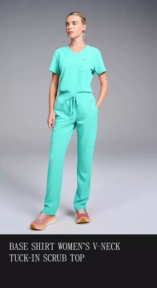 STRAIGHT LEG CARGO SCRUB PANT