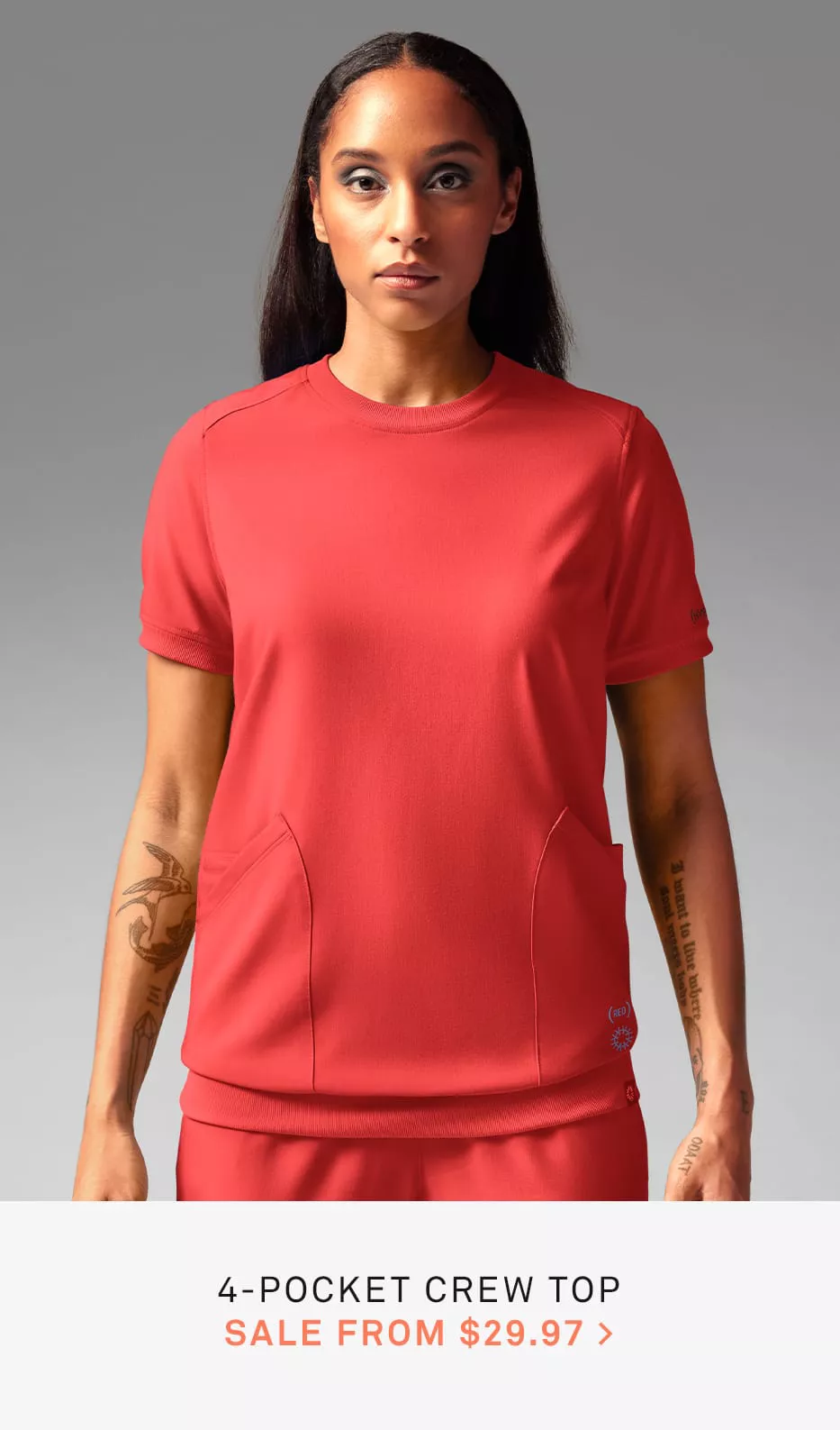 4-Pocket Crew Top 
