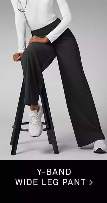 Y- Band Wide Leg Scrub Pant 