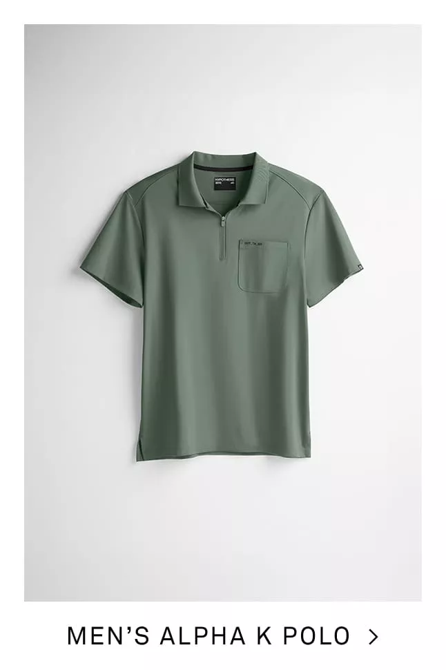 Men's Hypothesis Alpha K Scrub Polo Top