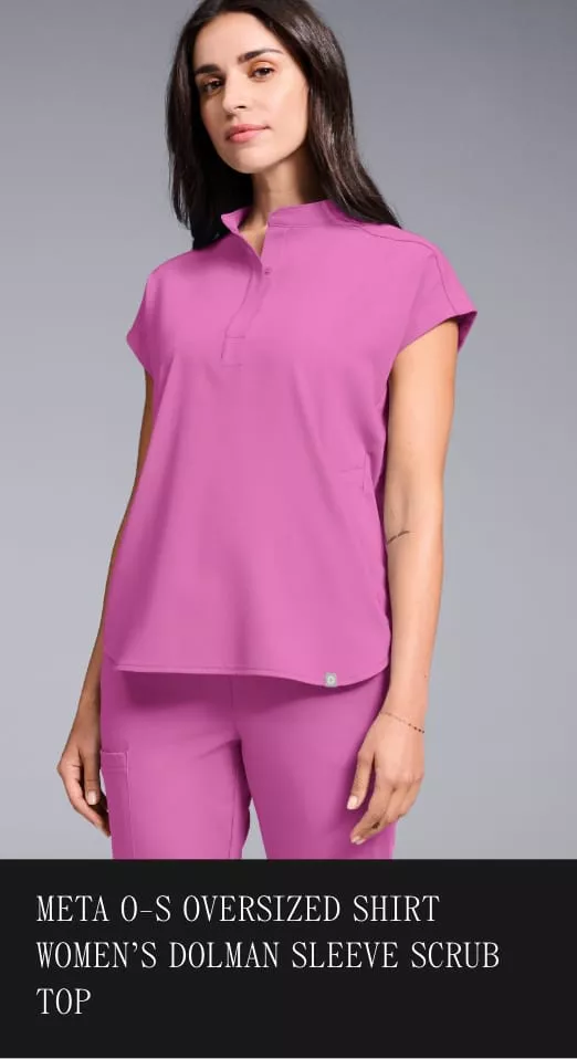 DOLMAN SLEEVE SCRUB TOP