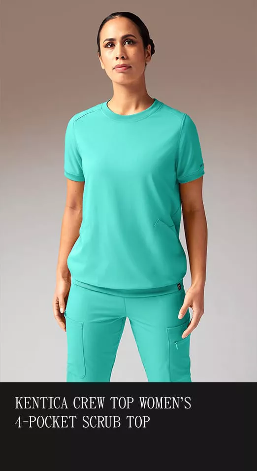 4-POCKET SCRUB TOP