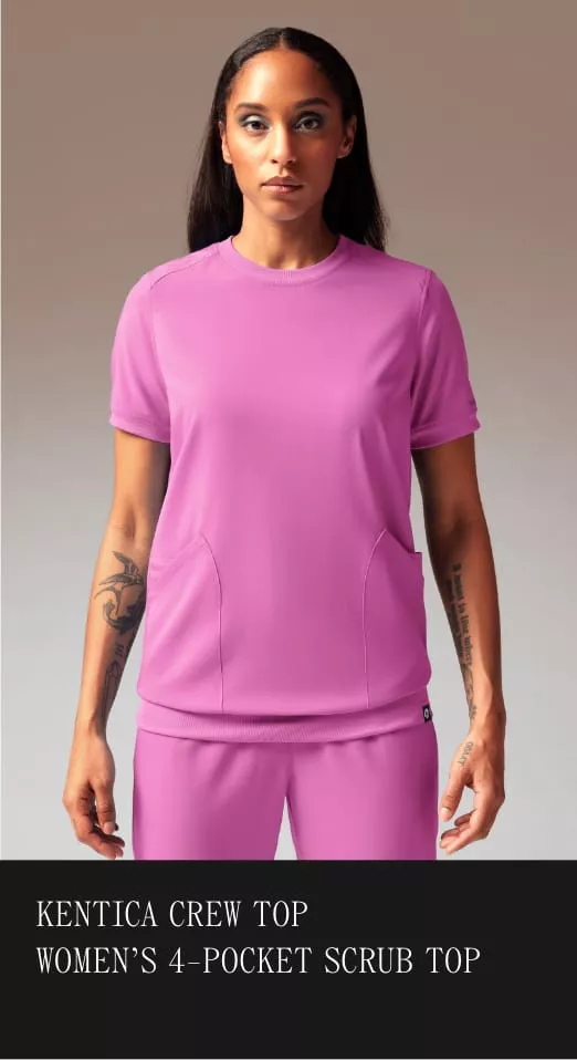4-POCKET SCRUB TOP