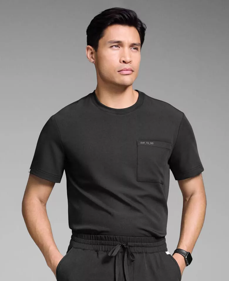 S-R Shift Ready Crew Tuck-In Scrub Top 