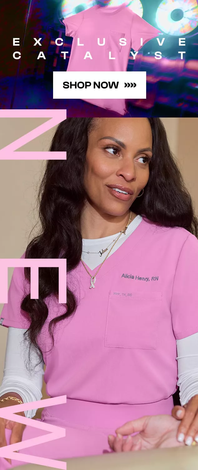 Hypothesis Scrubs in Exclusive Color Catalyst Pink