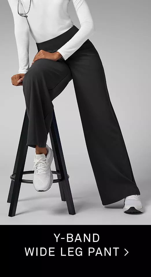 Y- Band Wide Leg Scrub Pant 
