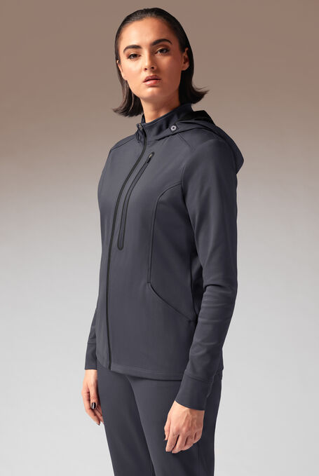 SUPER-DERMAL HOODIE - Pewter/Jet Black - 1