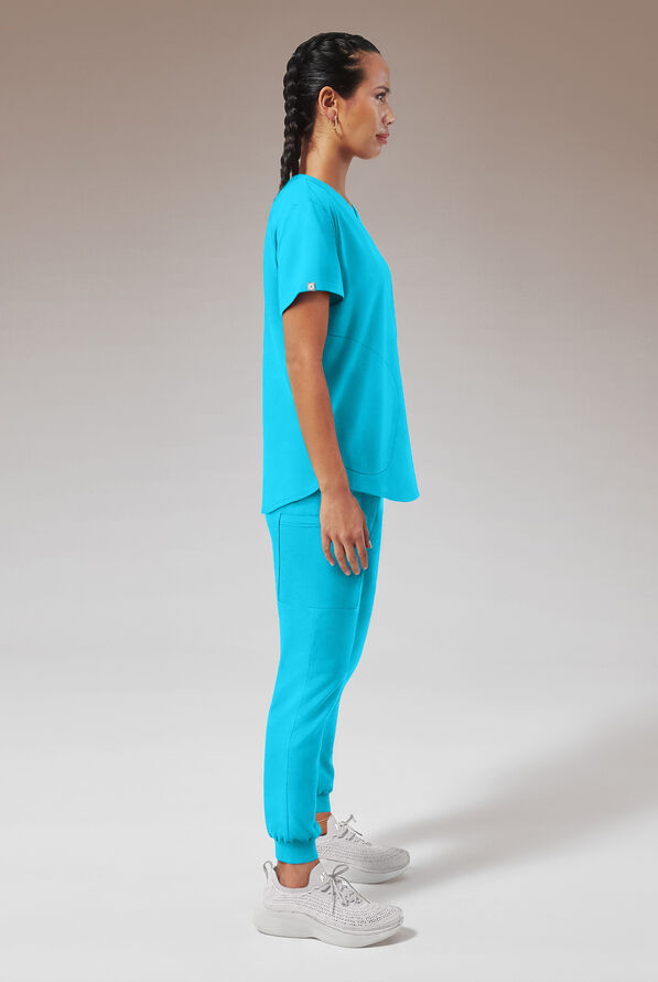 Beta V-Shell Shirt - Turquoise - 3