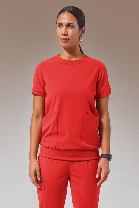 HYPOTHESIS (RED) KENTICA CREW TOP - (Red) - 1