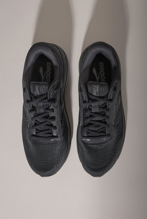 Brooks Men's Ghost Max 2 Black Athletic Lace Up Nursing Shoes - null - 2