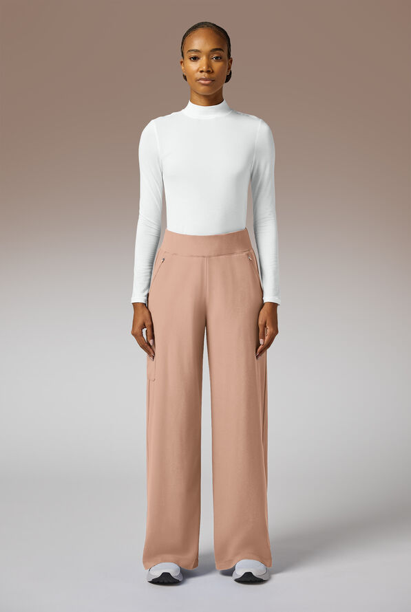 Y-Band Wide Leg Pant - Regular - Petite - Terra - 2