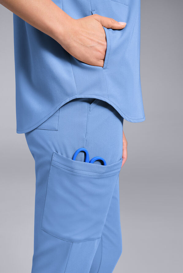 META O-S OVERSIZED Scrub Set - Ceil Blue - 5