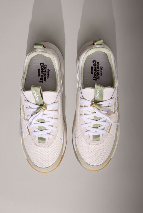 Zapatillas deportivas Clove Strada White/Sage/Gum con cordones para mujer - null - 2