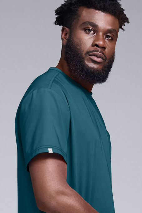 S-R SHIFT READY CREW SHIRT - Caribbean Blue - 3