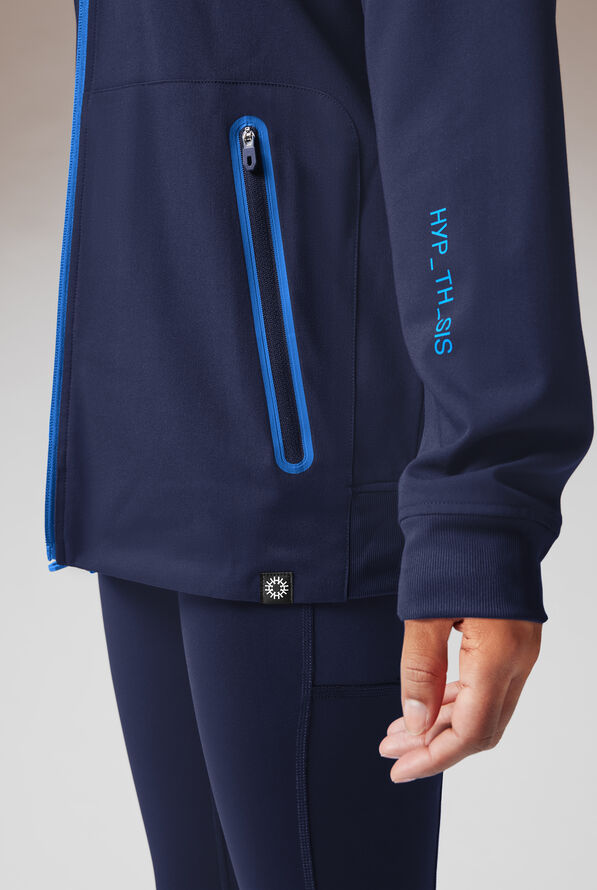F-ZIP JACKET - Navy/Royal - 5