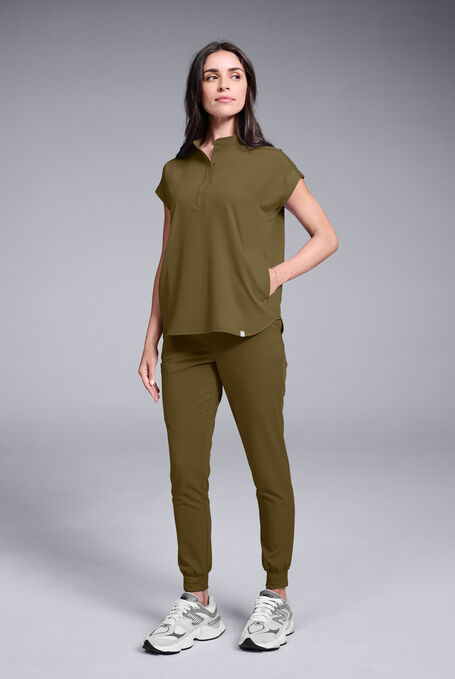 META O-S OVERSIZED SHIRT - Dark Moss - 2