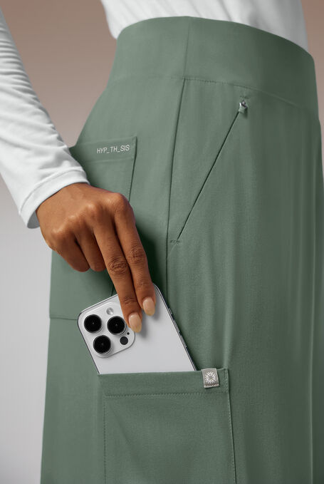 Y-Band Wide Leg Pant - Regular - Petite - Mineral - 5