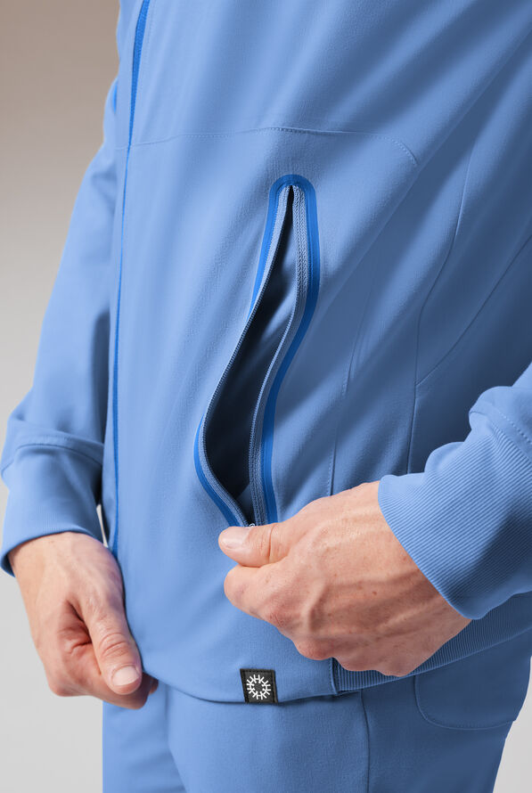 F-ZIP JACKET - Ceil/Royal - 5