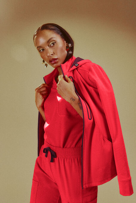 SUPER-DERMAL HOODIE - Hemoglobin/Wine - 9