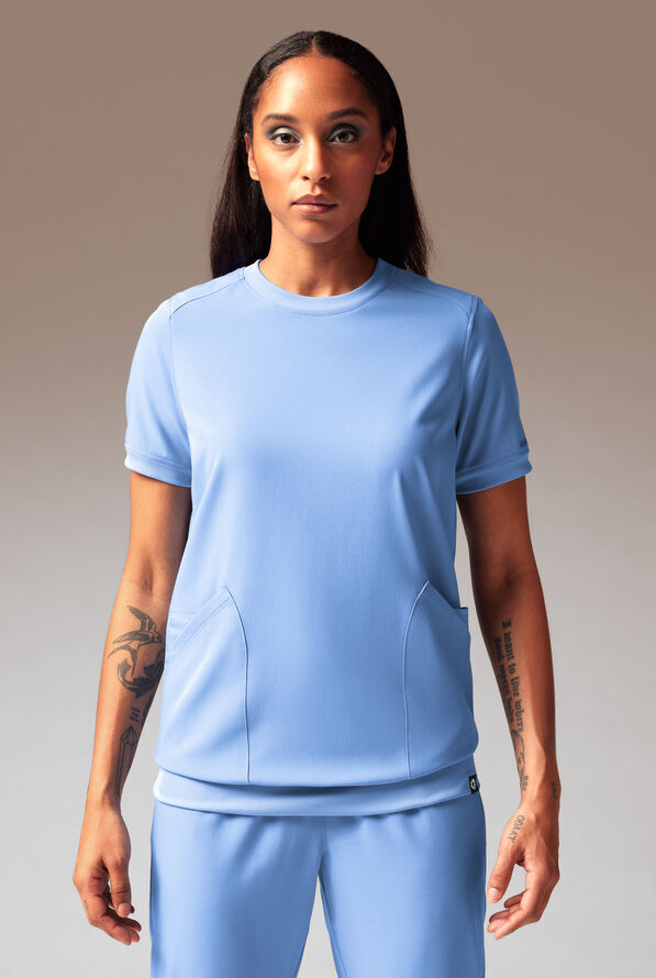 KENTICA CREW TOP - Ceil Blue - 1