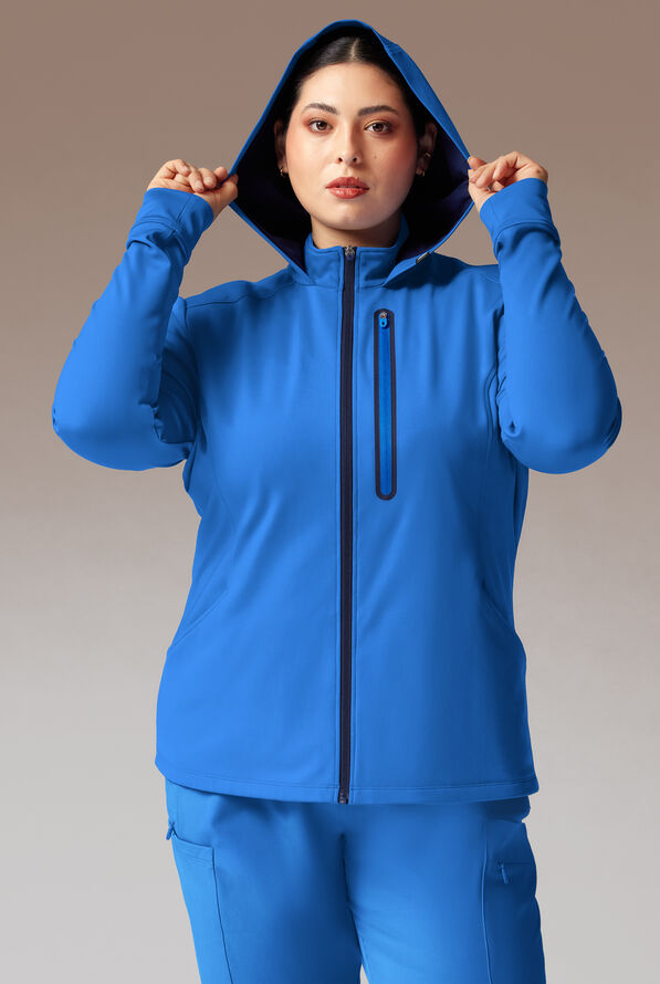 SUPER-DERMAL HOODIE - Royal/Navy - 7
