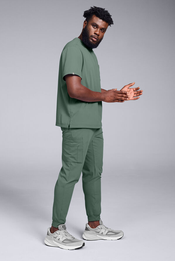 S-R SHIFT READY CREW SHIRT - Olive - 2