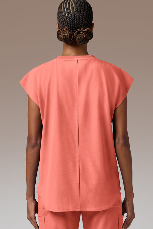 Edge Crew Top - Thermal Coral - 4