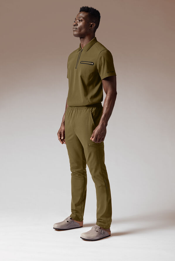 ALPHA SYSTEM SHIRT - Dark Moss/Jet Black - 2