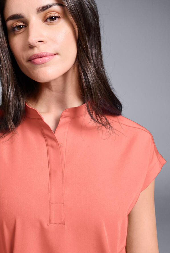 META O-S OVERSIZED SHIRT - Thermal Coral - 5