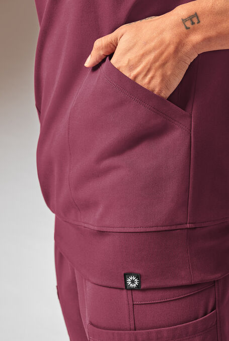 KENTICA CREW TOP - Wine - 5