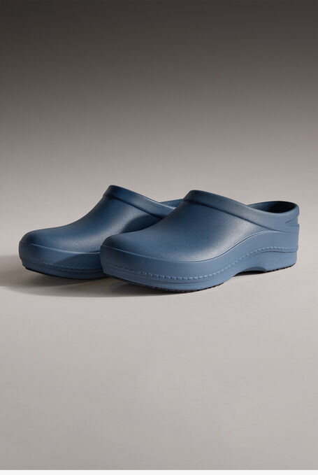 Dansko Women's Kaci SR Blue Backless Clogs - Blue - 3