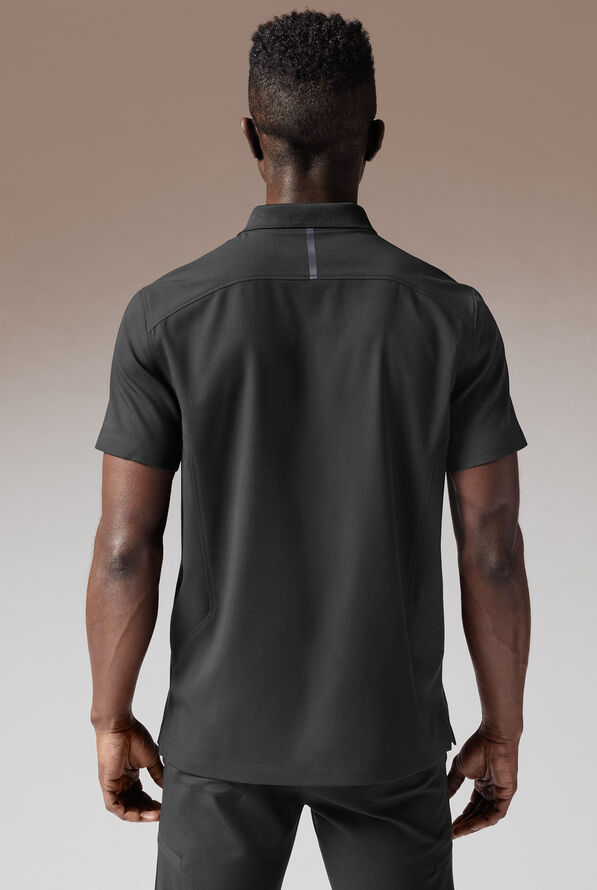 ALPHA SYSTEM SHIRT - Jet Black/Pewter - 3