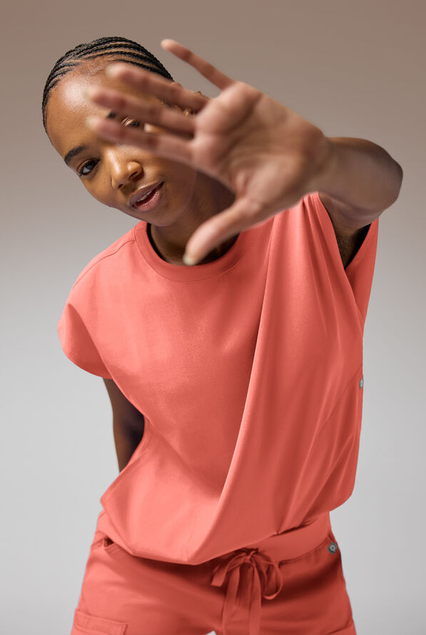 Edge Crew Top - Thermal Coral - 7