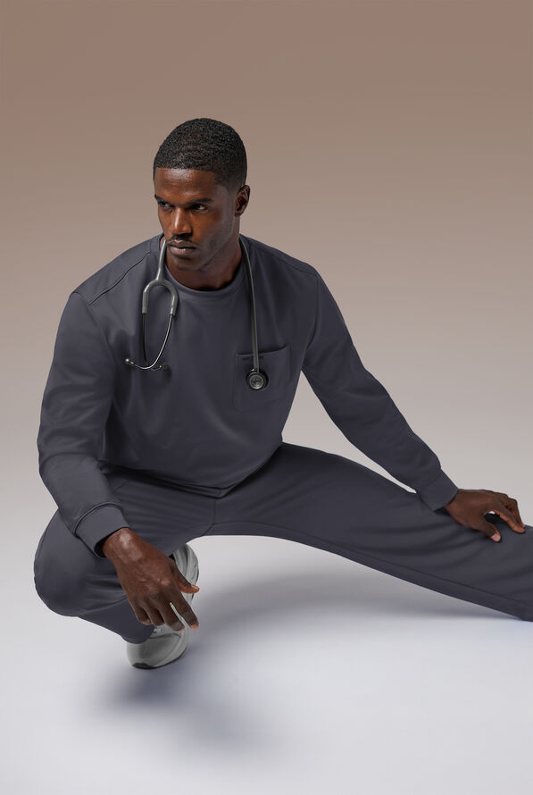 Sudadera Hypothesis Omni Base Knit con cuello redondo para hombre - Pewter - 6