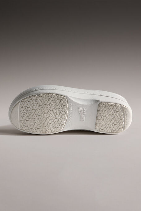 Dansko Women's Kaci SR White Backless Clogs - White - 5