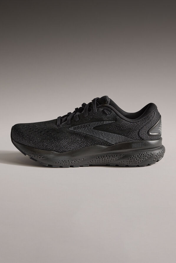 Brooks Women's Ghost 16 Black Athletic Lace Up Nursing Shoes - null - 1