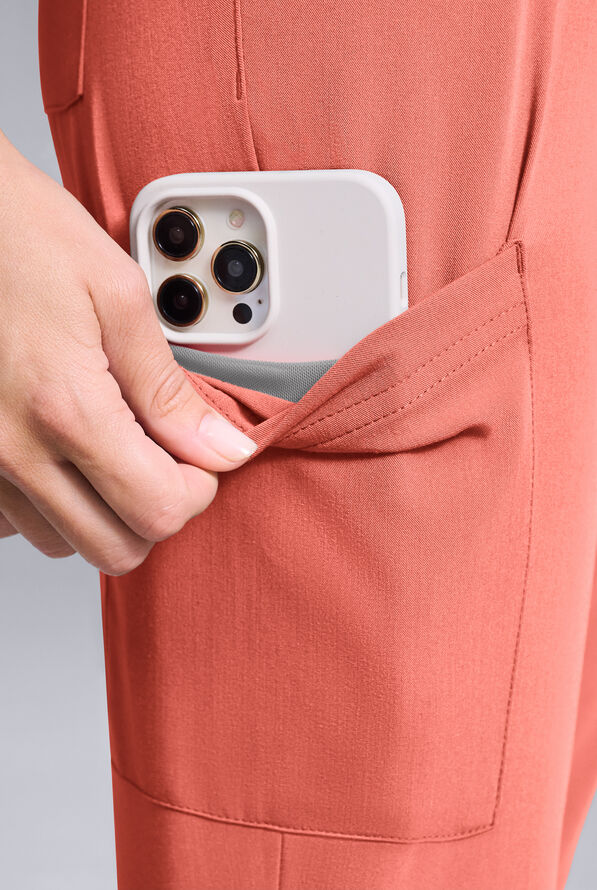 BASE 6 JOGGER - Petite - Thermal Coral - 3