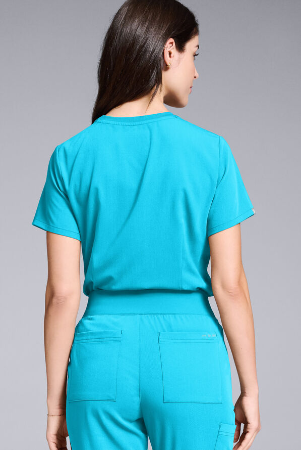 BASE CREW SHIRT - Turquoise - 3