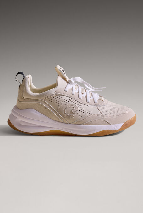 Clove Women's Strada Sand / White / Gum Athletic Lace up Shoe - null - 6