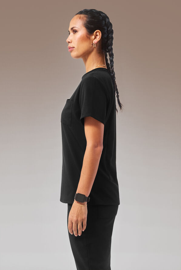 HYPOTHESIS (RED) BASE CREW SHIRT - Jet Black - 6