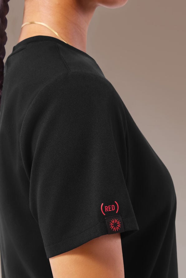 HYPOTHESIS (RED) BASE CREW SHIRT - Jet Black - 2