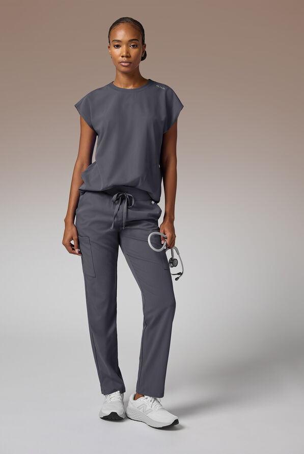 DM Crew Top - Pewter - 2