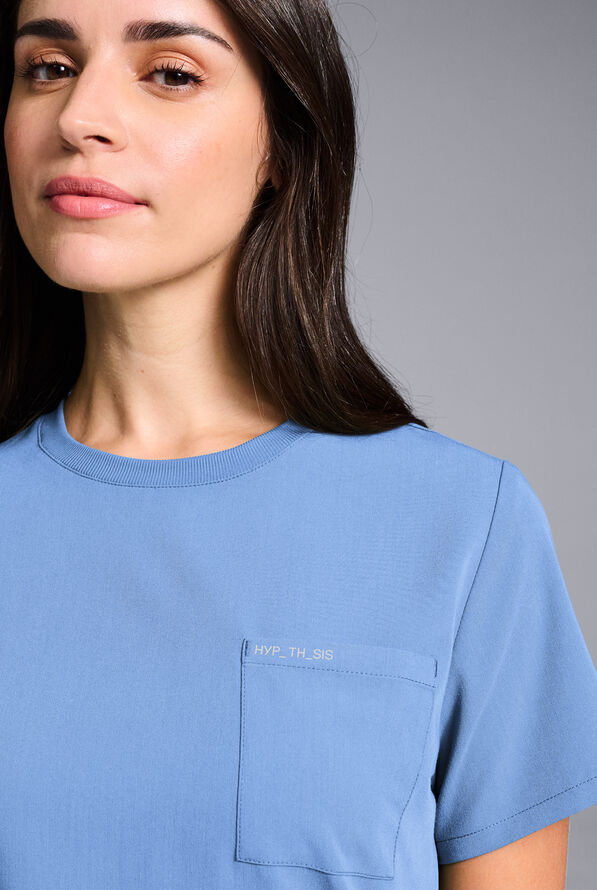 BASE CREW SHIRT - Ceil Blue - 3
