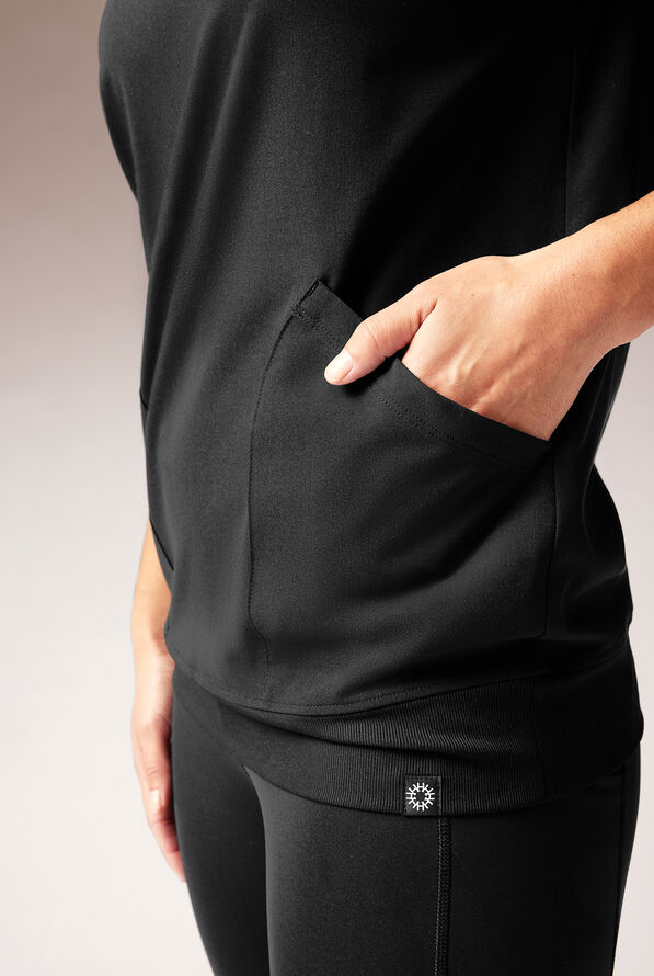 KENTICA CREW TOP - Jet Black - 5