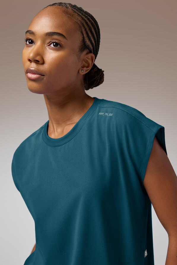 DM Crew Top - Caribbean Blue - 6