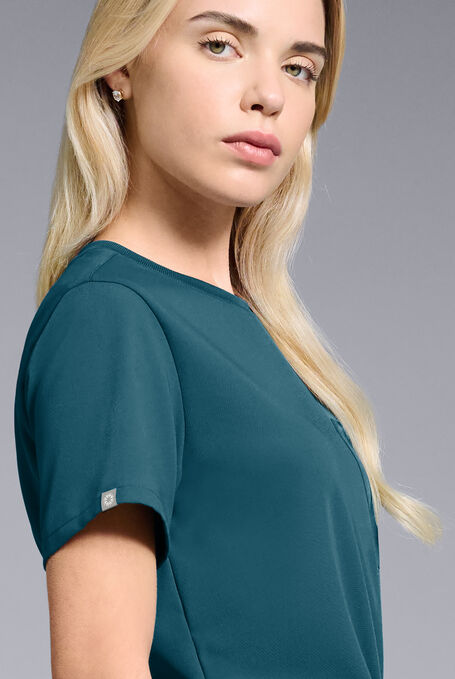 BASE CREW SHIRT - Caribbean Blue - 4