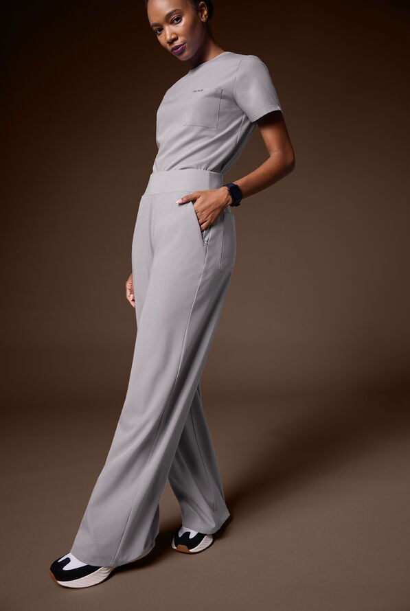 Y-Band Wide Leg Pant - Regular - Alloy - 6