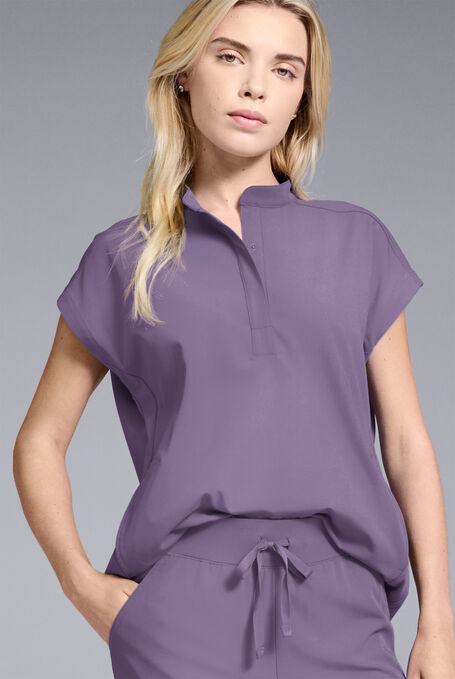 META O-S OVERSIZED SHIRT - Purple Dusk - 4