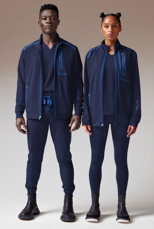 F-ZIP JACKET - Navy/Royal - 2