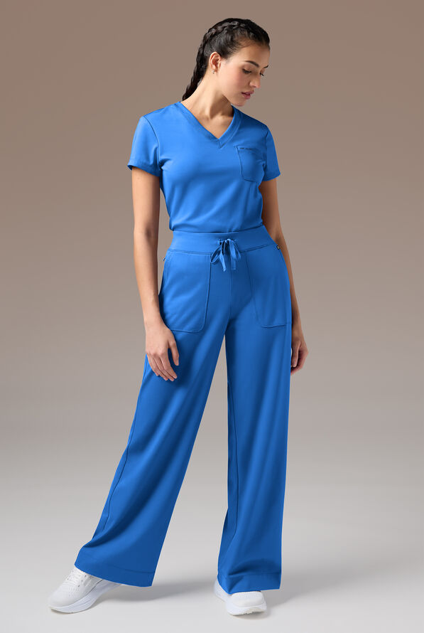BETA K WIDE LEG PANT - Tall - Royal - 3
